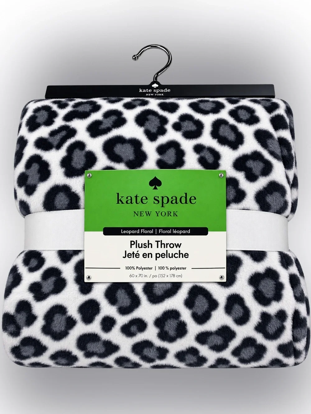 Kate Spade animal print Plush Throw Blanket